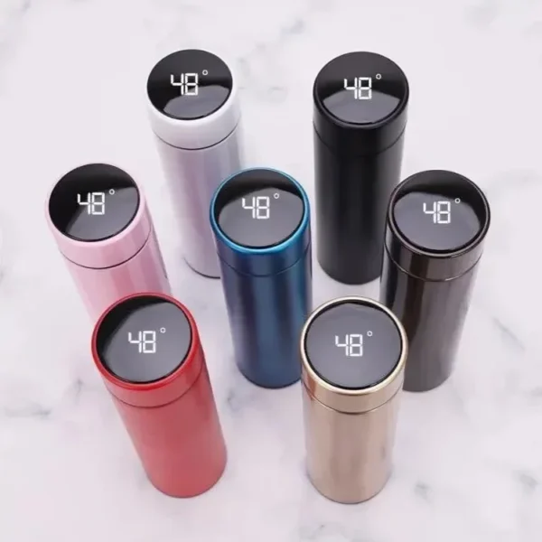 Temperature Display Vacuum Insulated Water Bottle (Random color) - Image 2