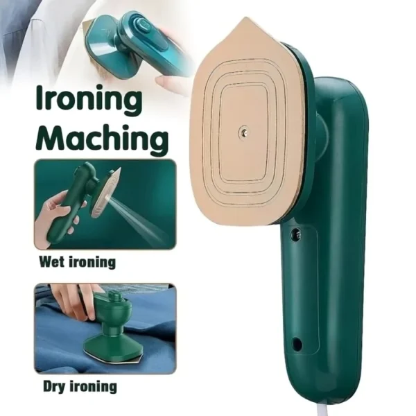 Portable Travel Iron - Mini Handheld Steam Iron for Quick & Easy Wrinkle Removal - Image 2